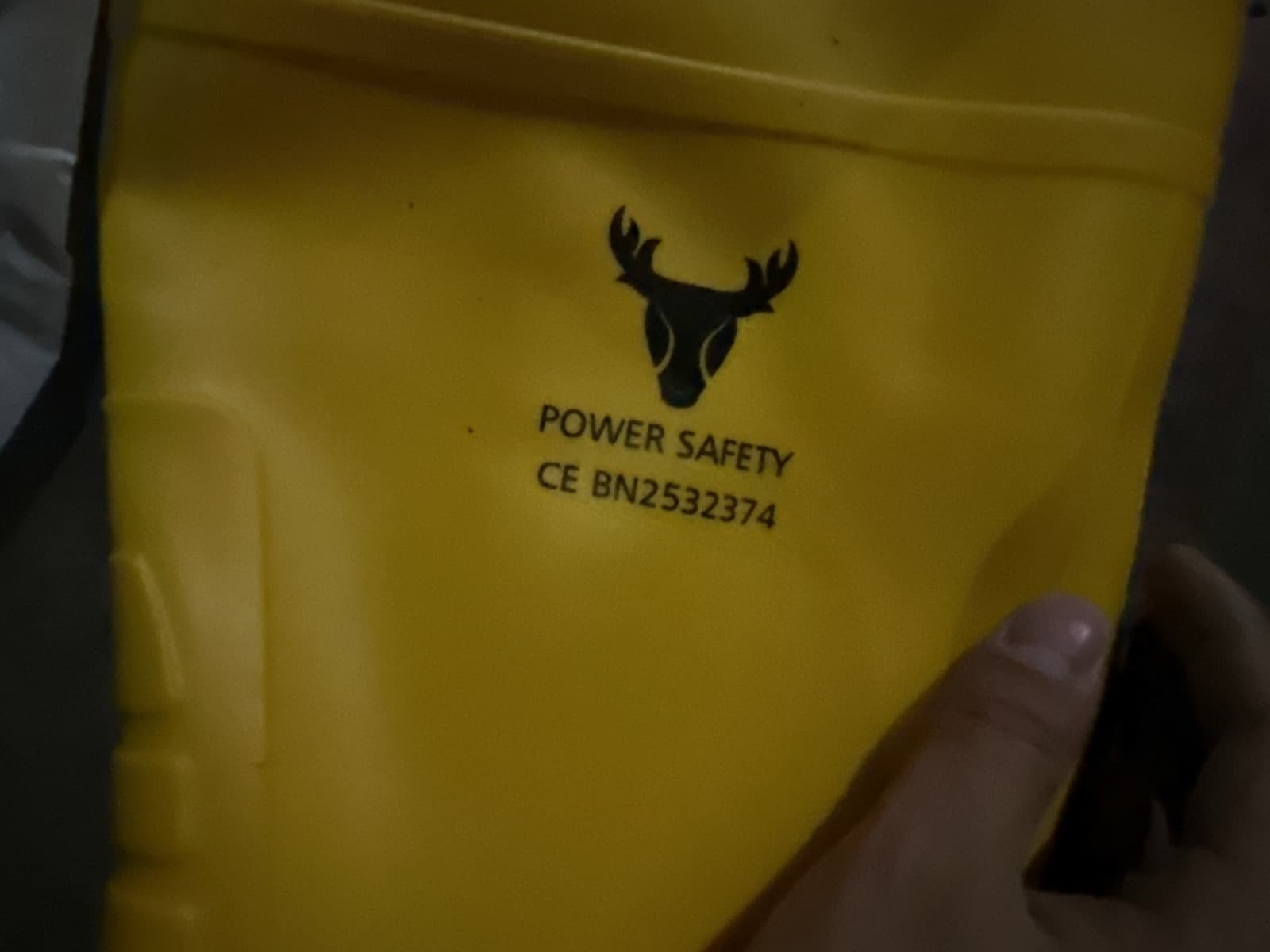 PVC Safety Boot — marking